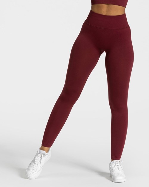 TEVEO Sensation Leggings Czerwone | 94176HBMZ