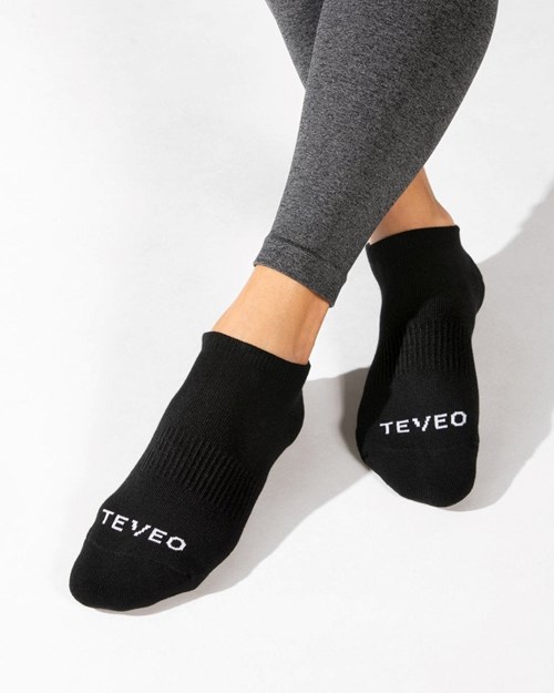 TEVEO TEVEO Active Socken (2er) Czarne | 31274KBOT