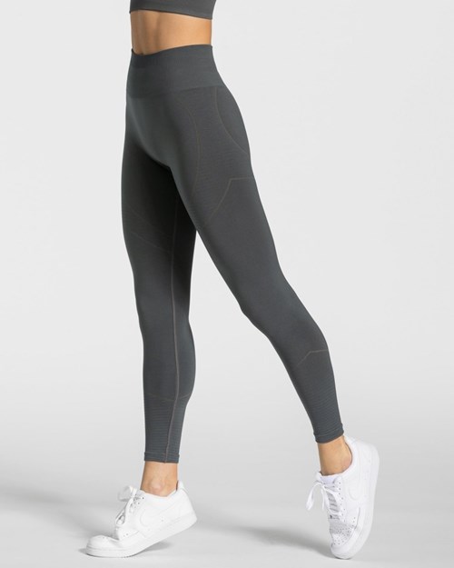 TEVEO True Leggings Ciemny Szare | 40932JAVS